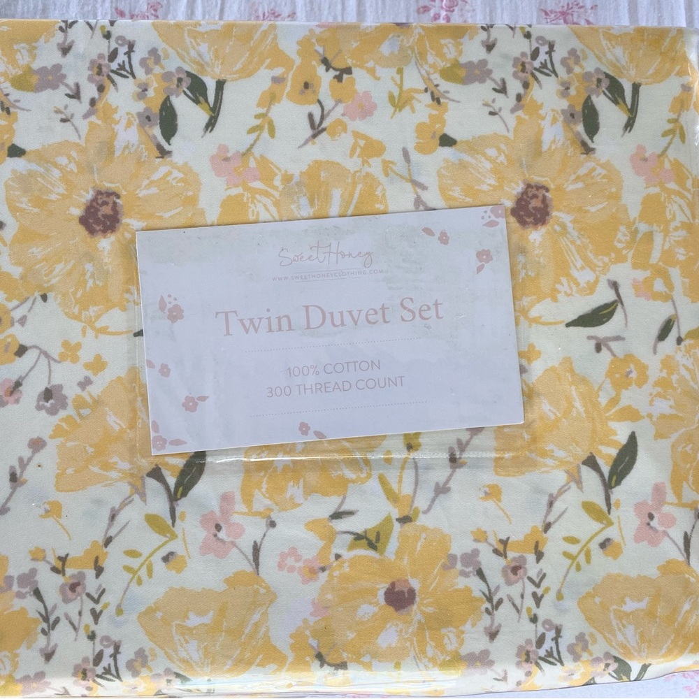 Sweethoney twin duvet